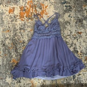 Size small listicle mini dress purple